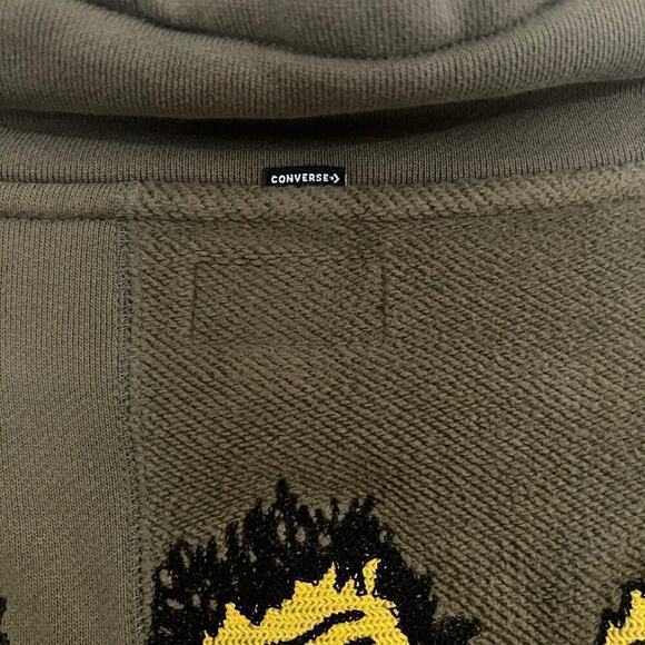 Converse x Brain Dead Collab Overdye Bananas Sweatshirt Mens Size Medium - Picture 13 of 13